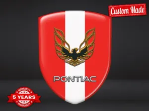 Pontiac Bannière Pare-Brise Qualité Perso Moderne